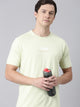 Fila Men Green Round Neck T-Shirts Regular Fit
