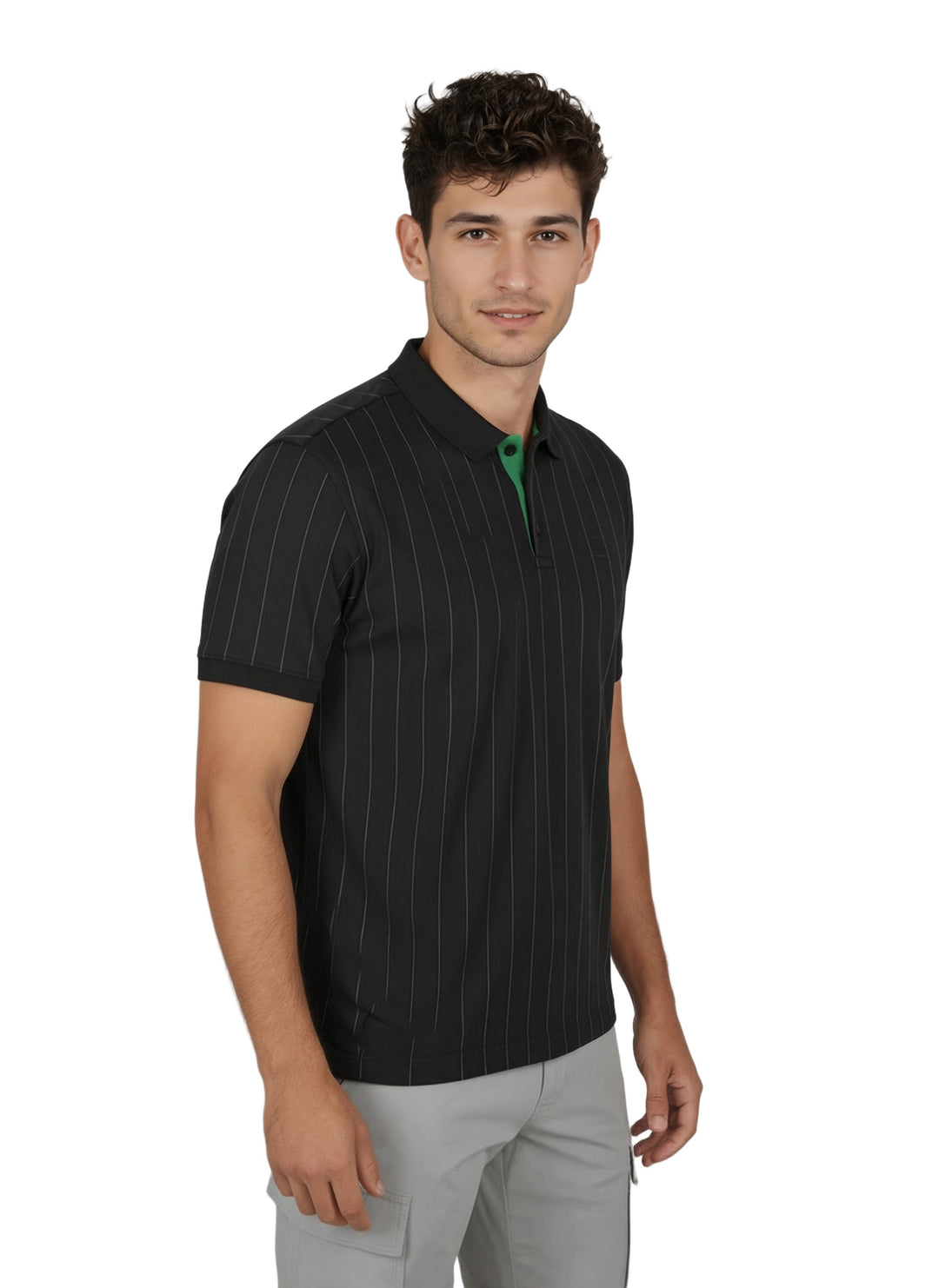Fila Men Black Tenne Polo