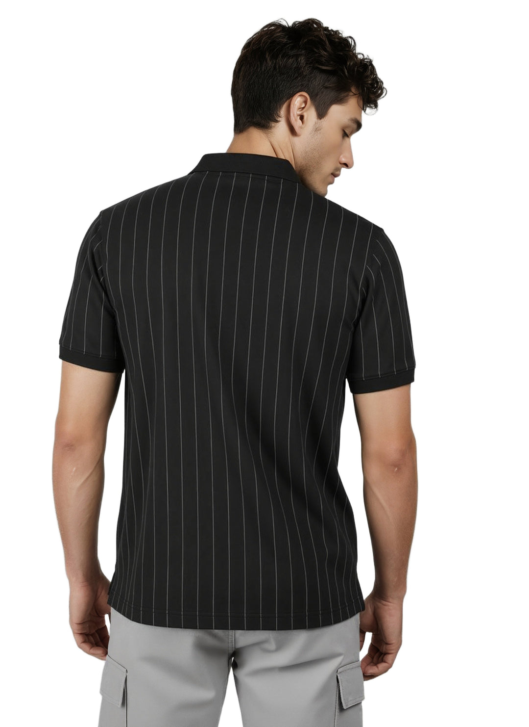 Fila Men Black Tenne Polo