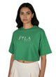 Fila Women Green Seles Crop Top
