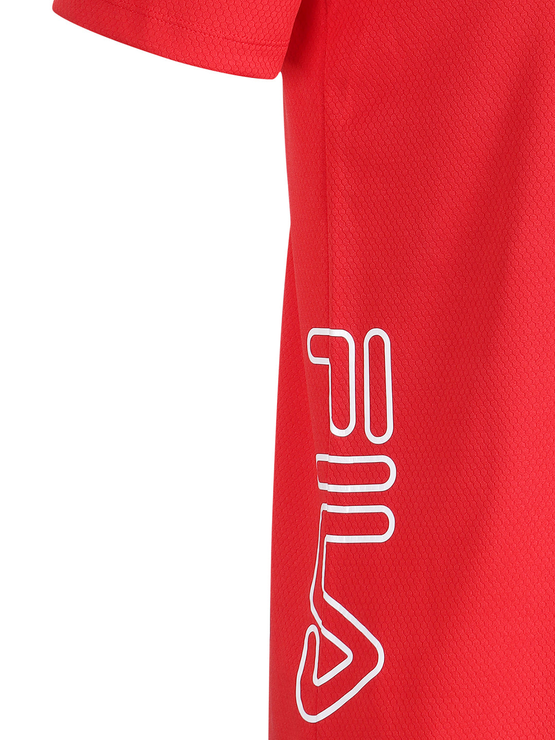 Fila Men Red Picco Tee Knitted Tee Shirt