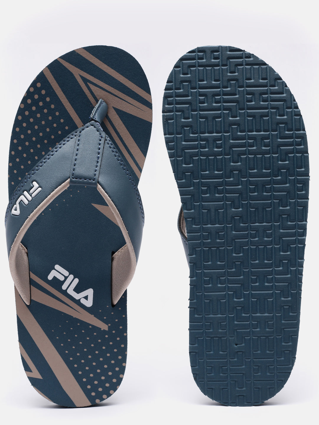 Fila Grey Bonzo Men's Flip Flops Slippers