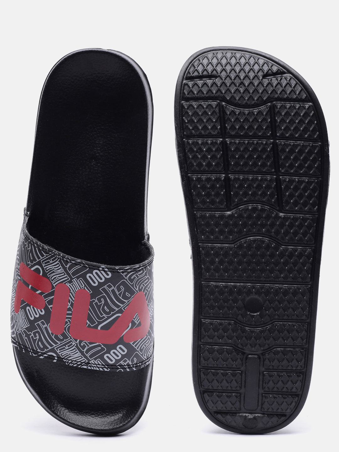 Fila Black Freefall Men's Slippers