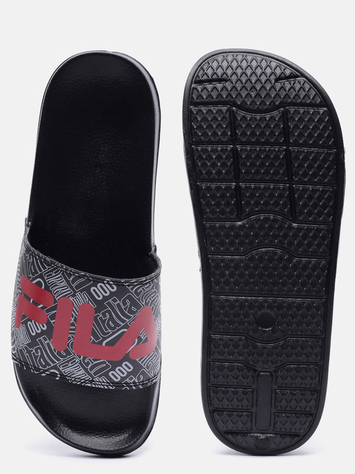 Fila Black Freefall Men's Slippers
