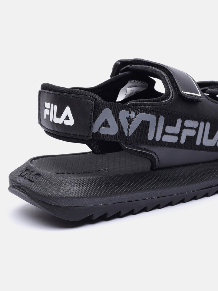 Fila Black Garramo Plus Unisex Sandals