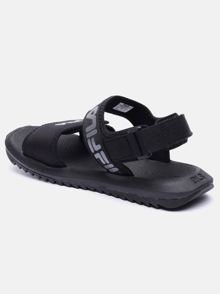 Fila Black Terranzo Plus Unisex Sandals