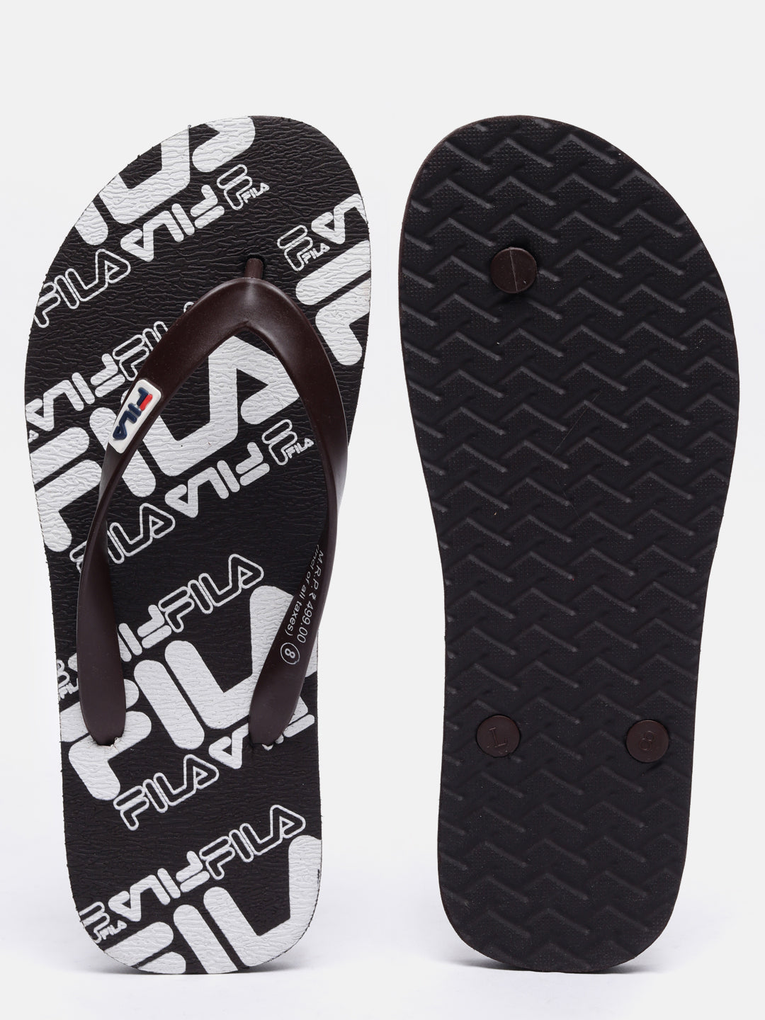 Fila Maroon Nabaa Men's Flip Flops