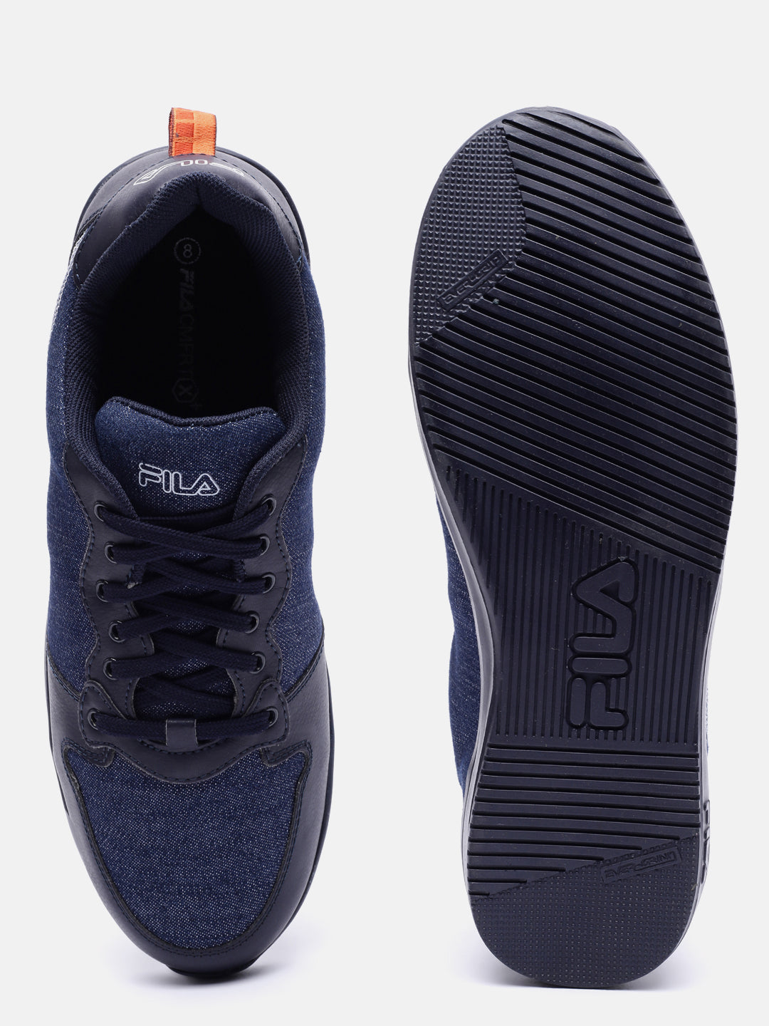 Fila White Attao Denim Men's Sneaker