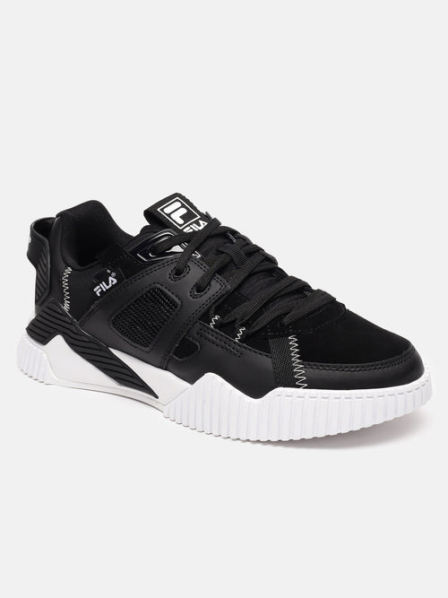 Fila White Cage Mixed Media Men's Sneakers