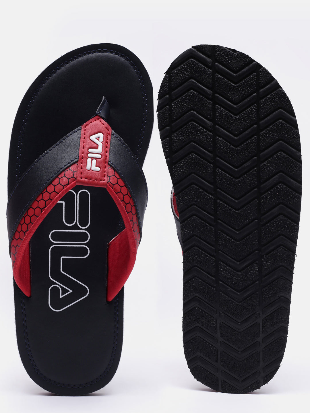 Fila Black Hexano Men's Flip Flops Slippers