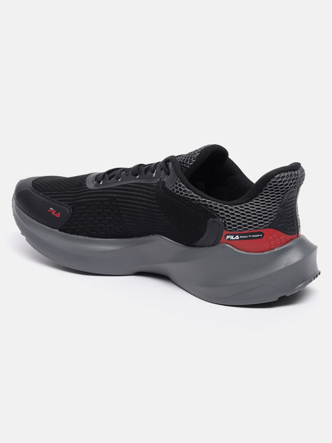 Fila Black Action Men's Running Shoes