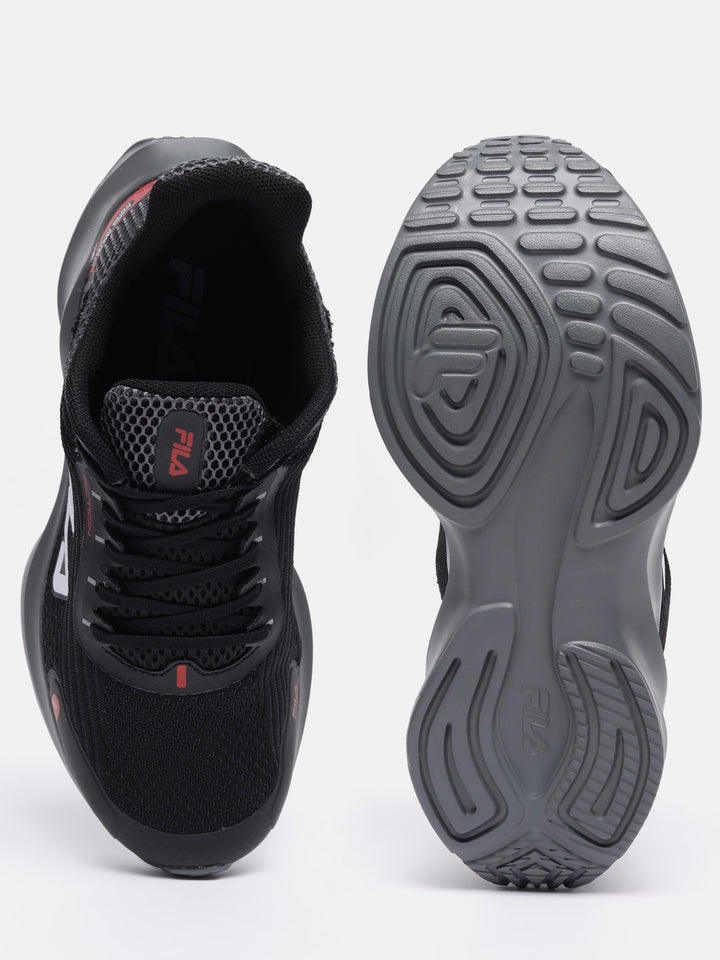 Fila Black Action Men's Running Shoes
