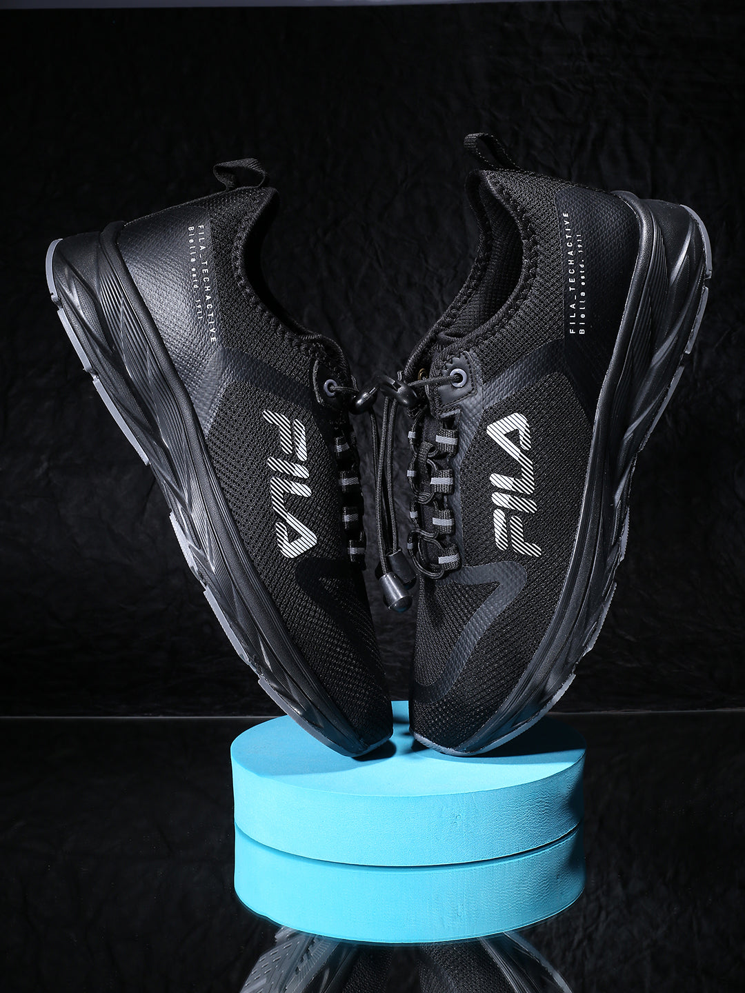Fila Black Timekeeper Men's Running Shoes