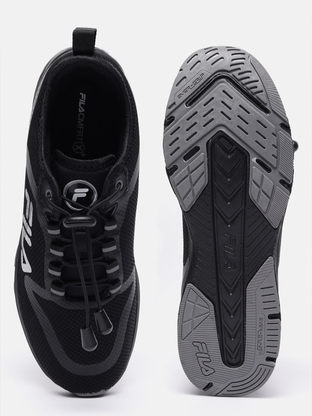 Fila Black Timekeeper Men's Running Shoes