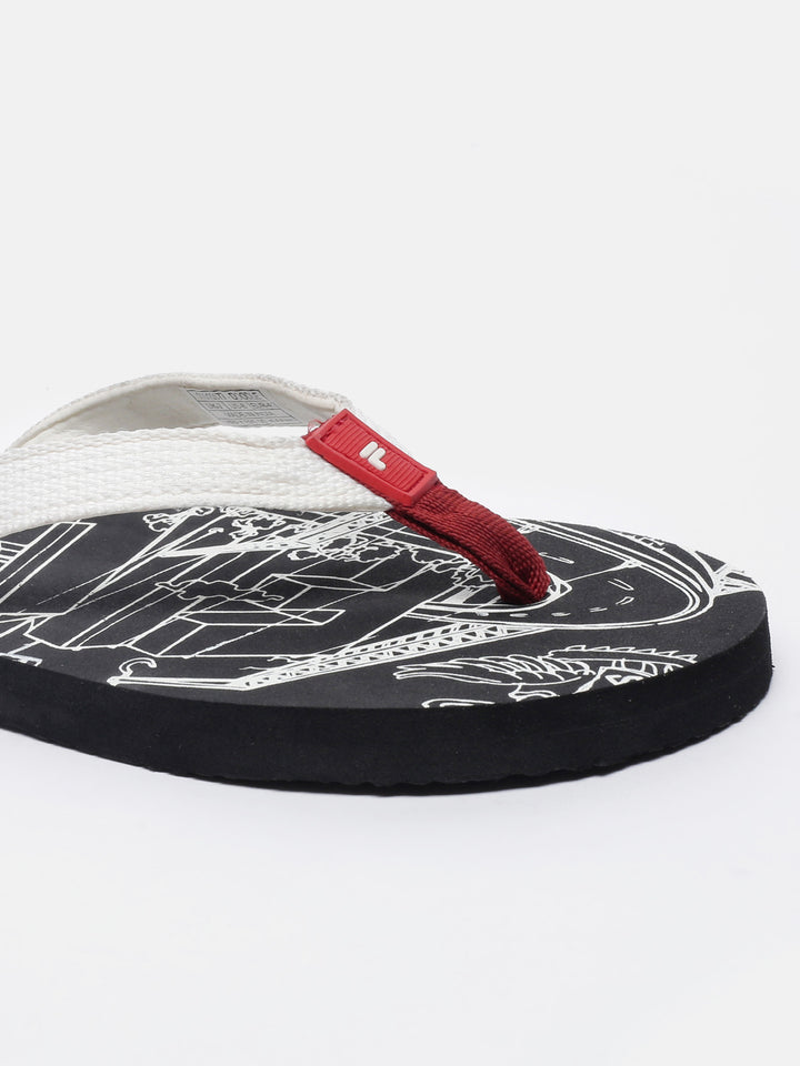 Fila Grey Doodle Unisex Slippers