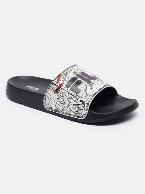 Fila Grey Sketch Unisex's Slippers