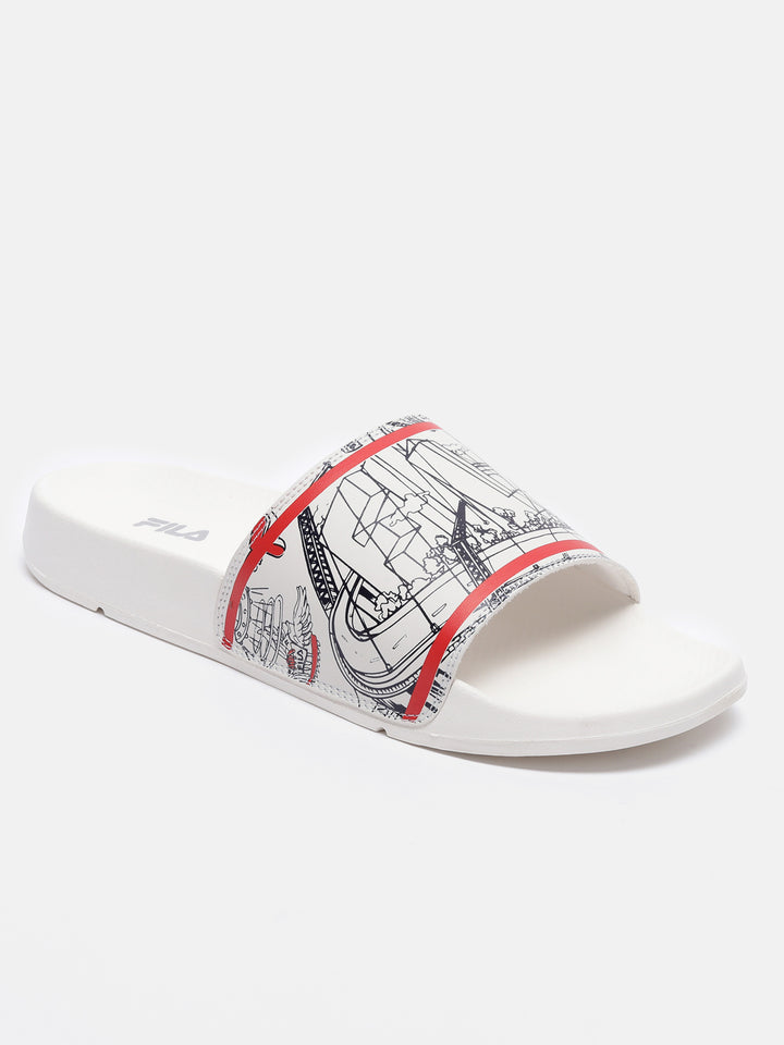 Fila Grey Scrib Unisex's Slippers