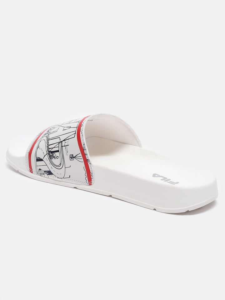 Fila Grey Scrib Unisex's Slippers