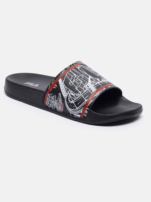 Fila Grey Scrib Unisex's Slippers