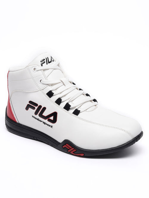 Fila White Nitro Plus Men's Motorsport Sneakers