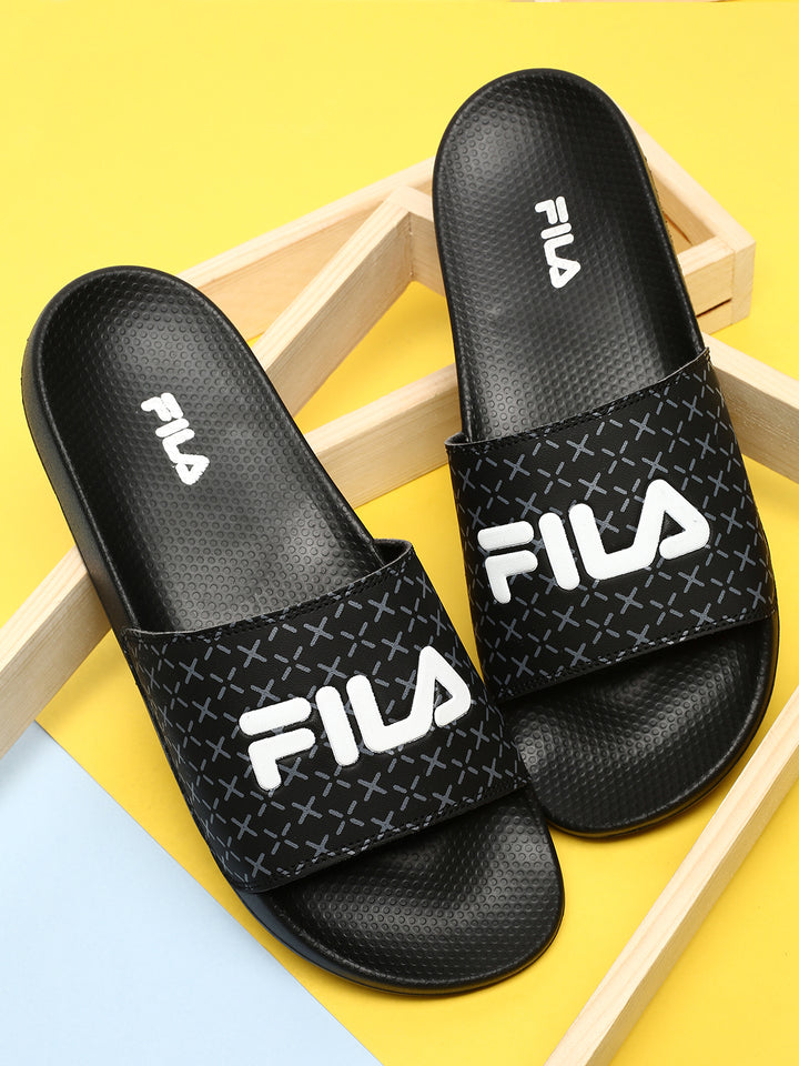 Fila Black Karel Plus Men's Slippers