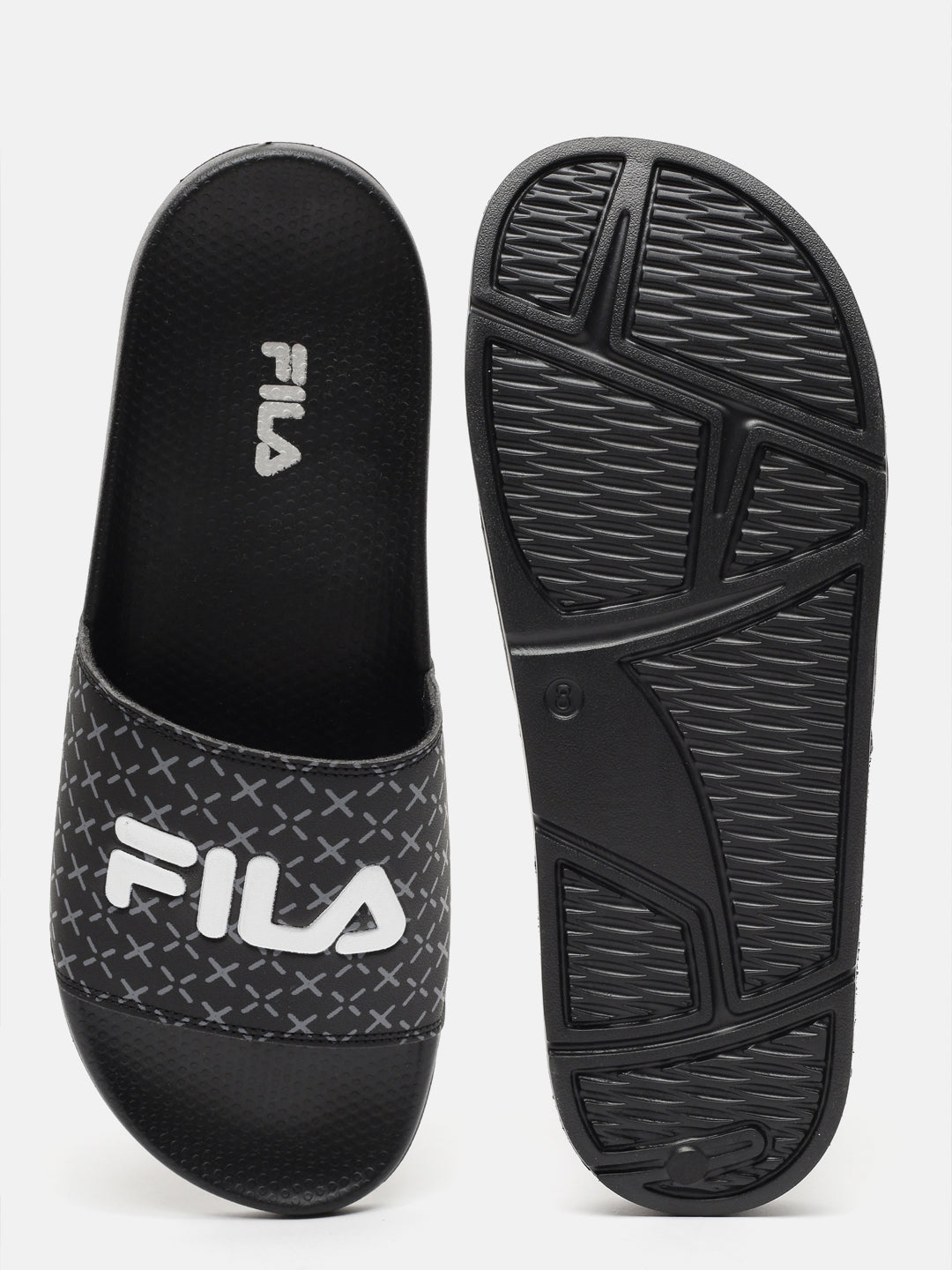 Fila Black Karel Plus Men's Slippers