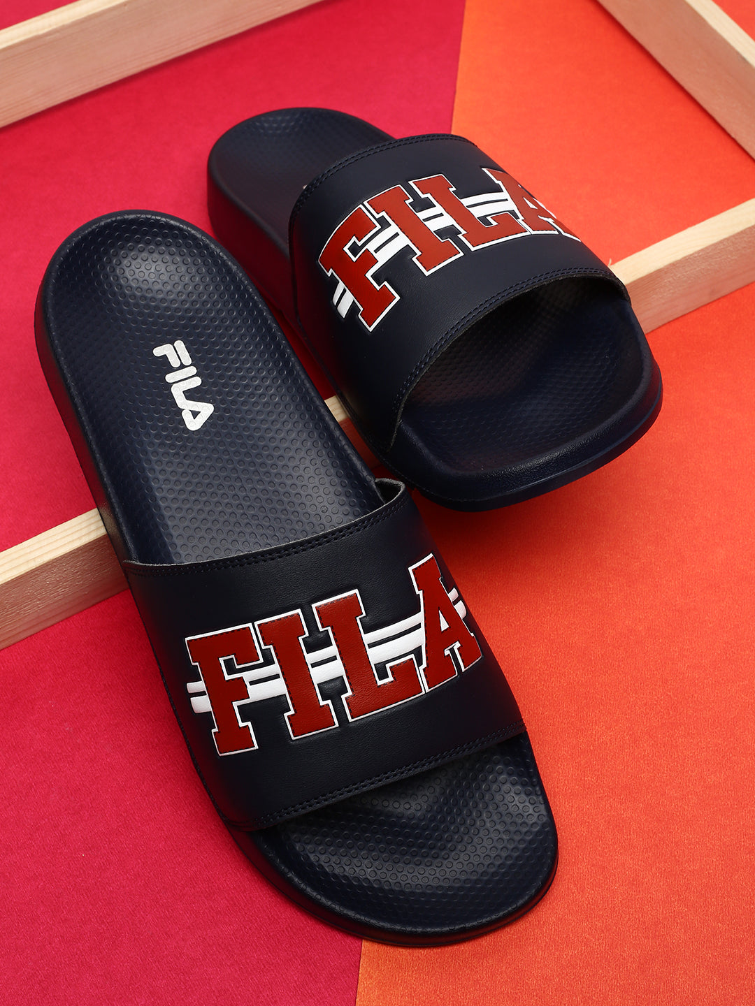 Fila White Sula Men's Slippers