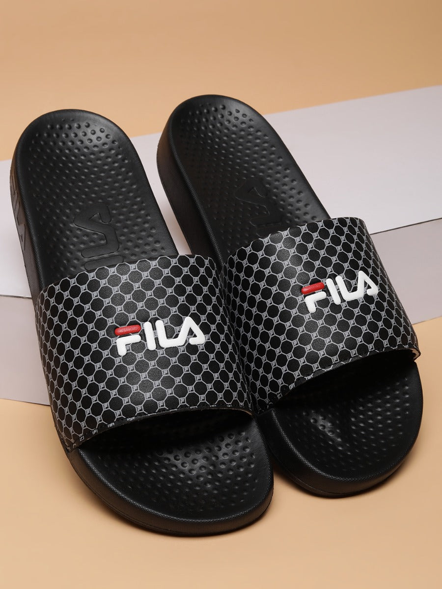 Fila Savil Black Slides For Men - Main Image