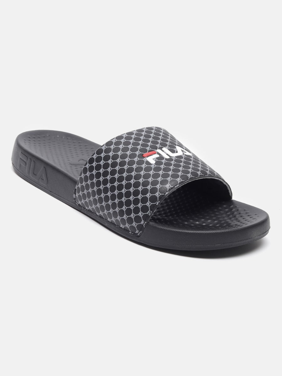 Fila Savil Black Slides For Men - Main Image