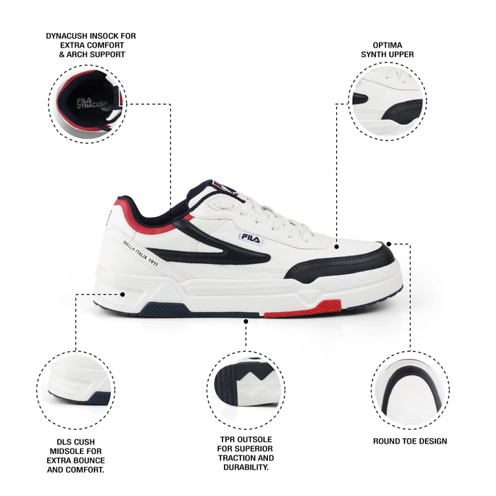 Fila Men White Faraway Shoes