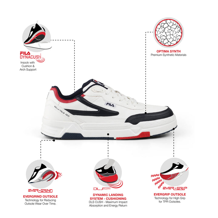 Fila Men White Faraway Shoes