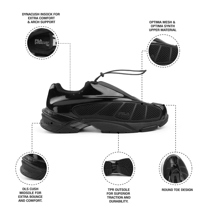 Fila Men Black Replica 2002 Shoes
