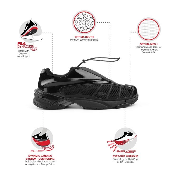 Fila Men Black Replica 2002 Shoes