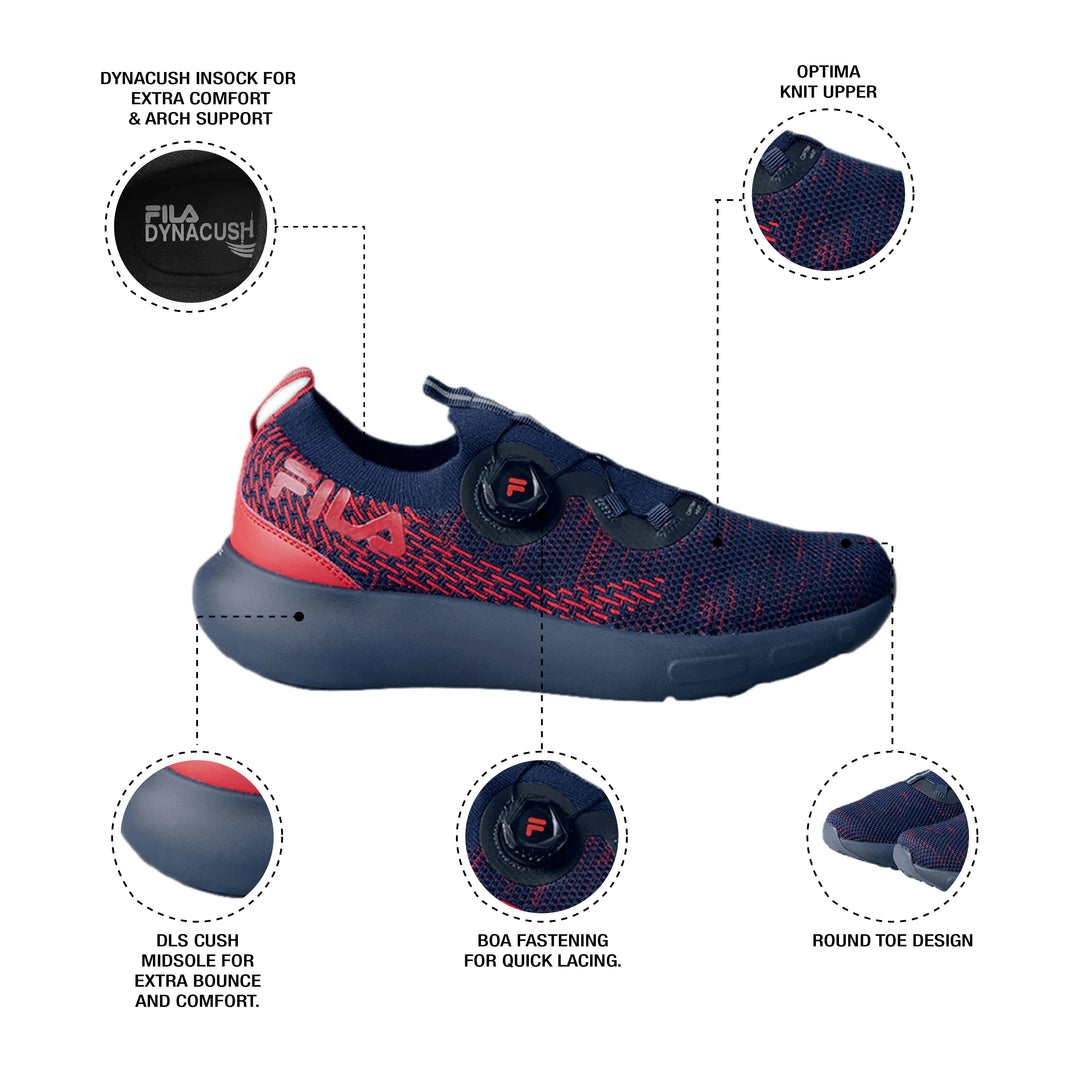 Fila Men Navy Ease Dapro Shoes