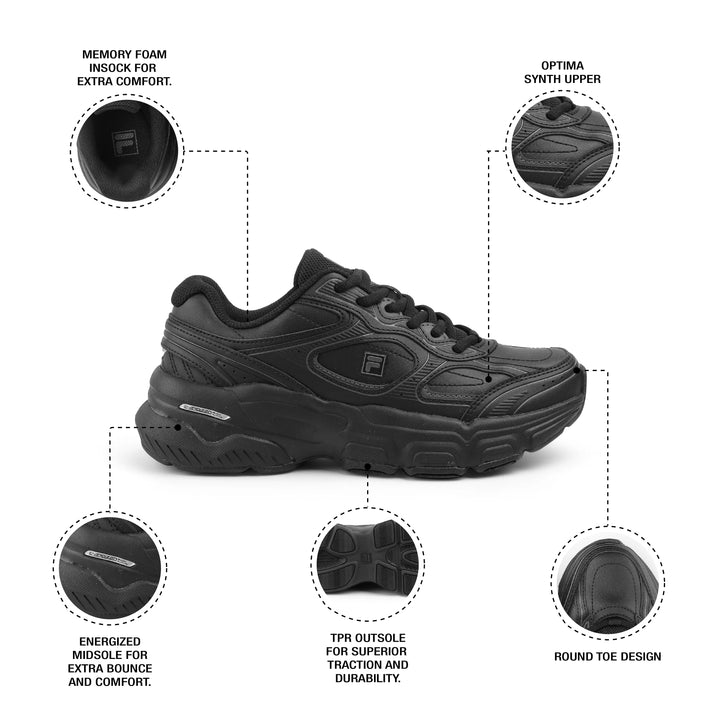 Fila Men Black Ranger Max Lt Shoes