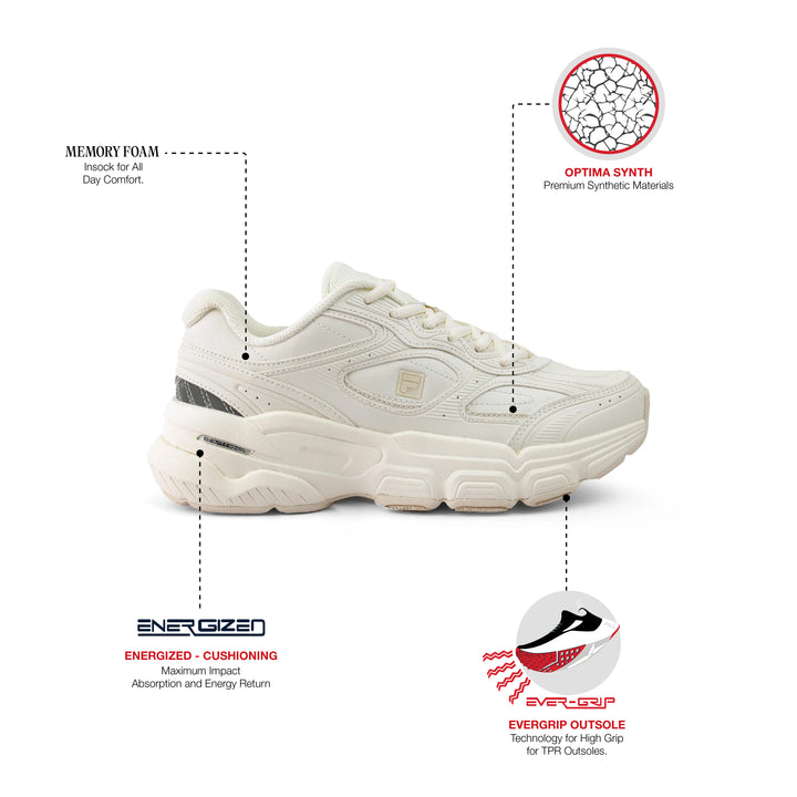 Fila Men Beige Ranger Max Lt Shoes