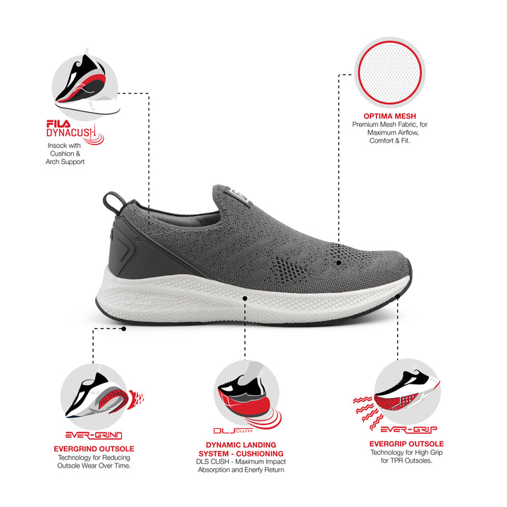 Fila Men Grey Claro Shoes