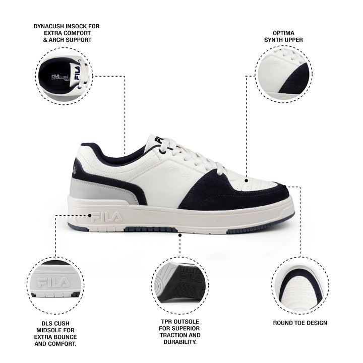 Fila Men White Wilfredo Shoes