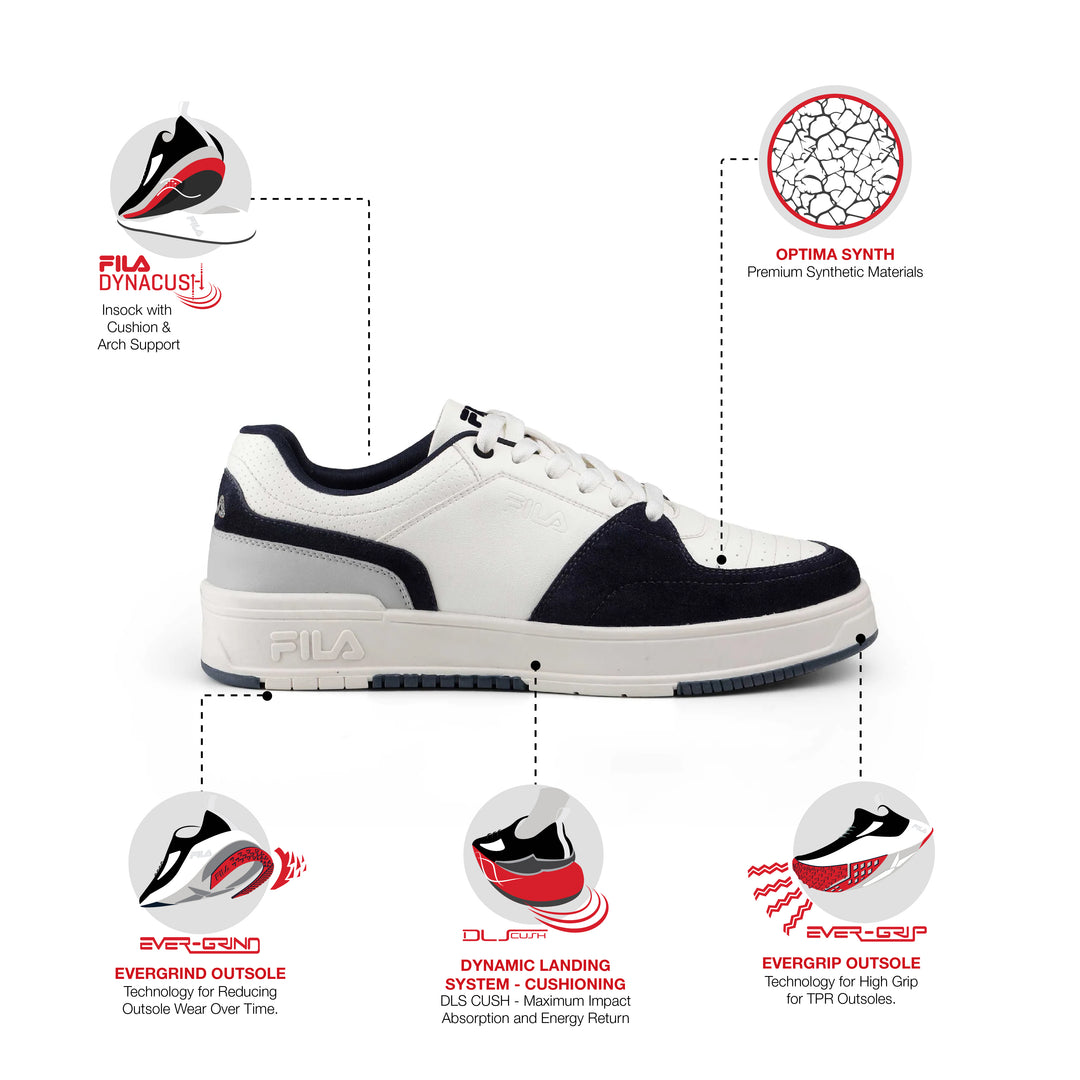 Fila Men White Wilfredo Shoes
