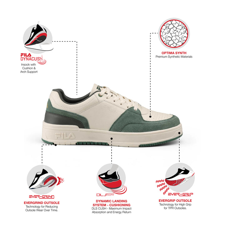 Fila Men Beige Wilfredo Shoes