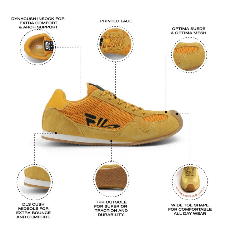 Fila Women Yellow Heartbreaker Shoes