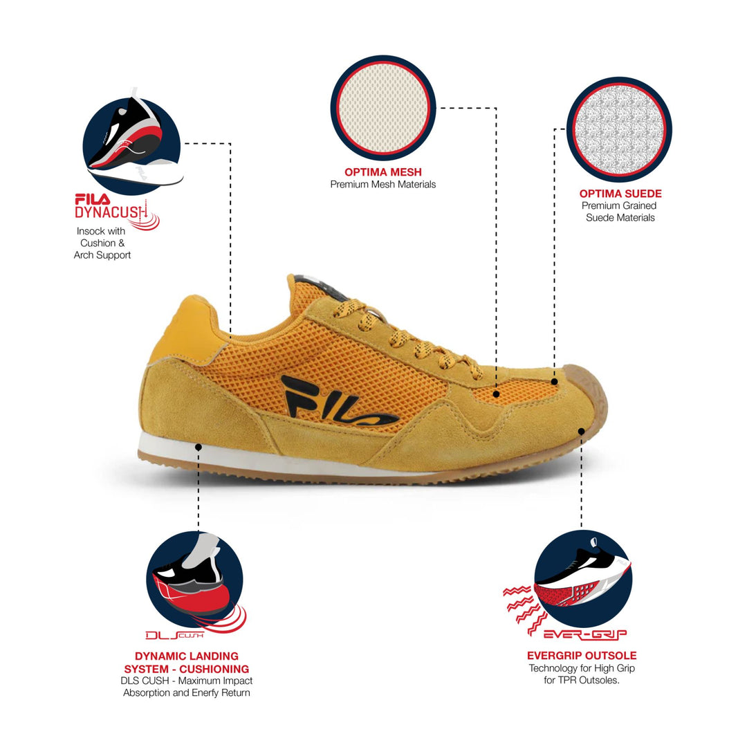 Fila Women Yellow Heartbreaker Shoes