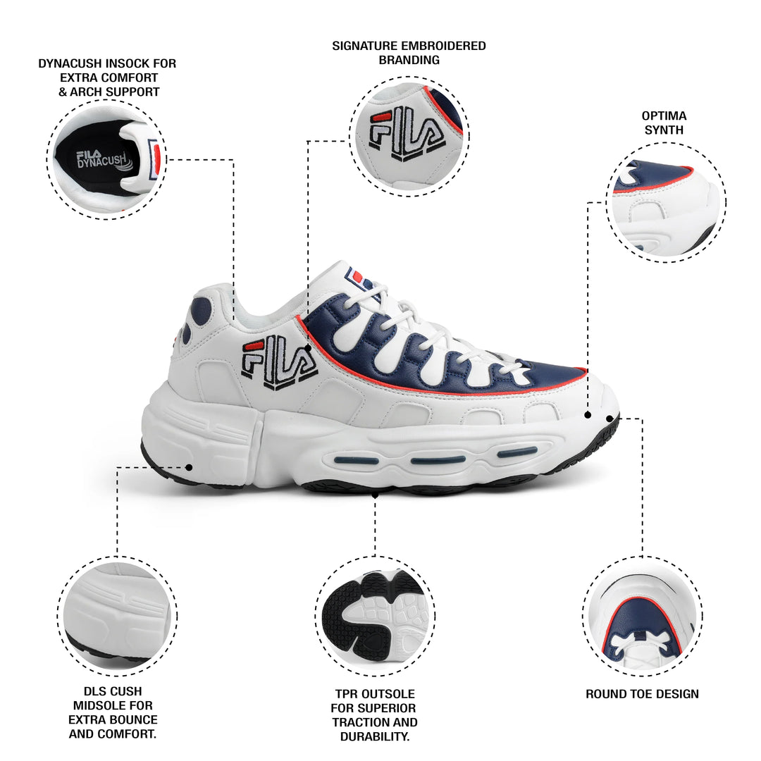 Fila Men Silva Trainer Rampage White Shoes