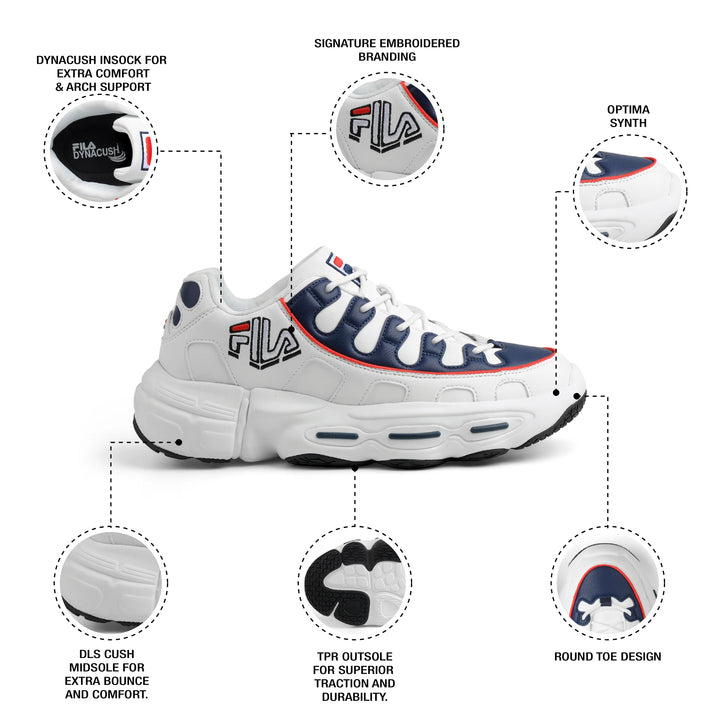 Fila Men Silva Trainer Rampage White Shoes