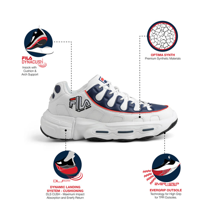 Fila Men Silva Trainer Rampage White Shoes