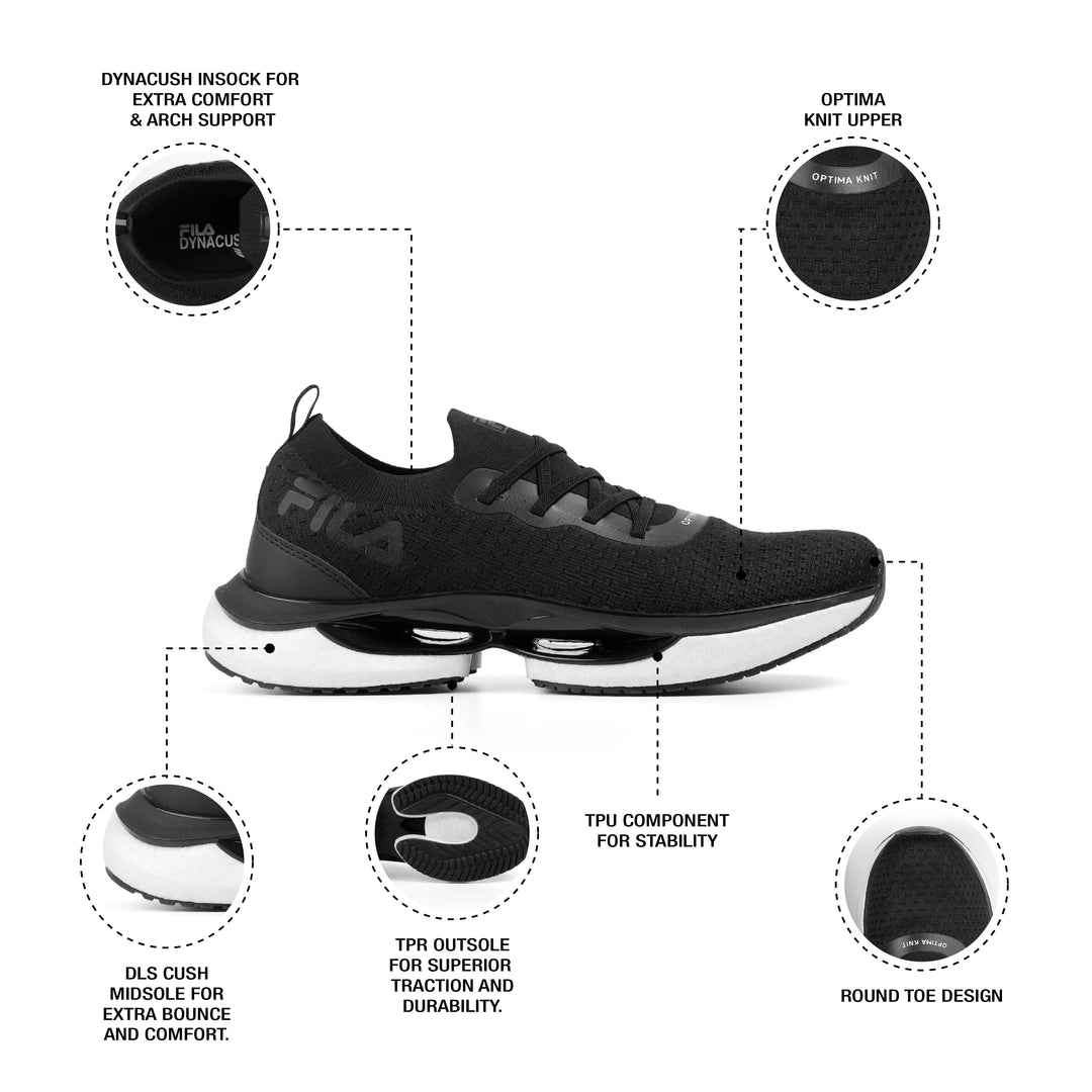 Fila Men Black Velocity Shoes