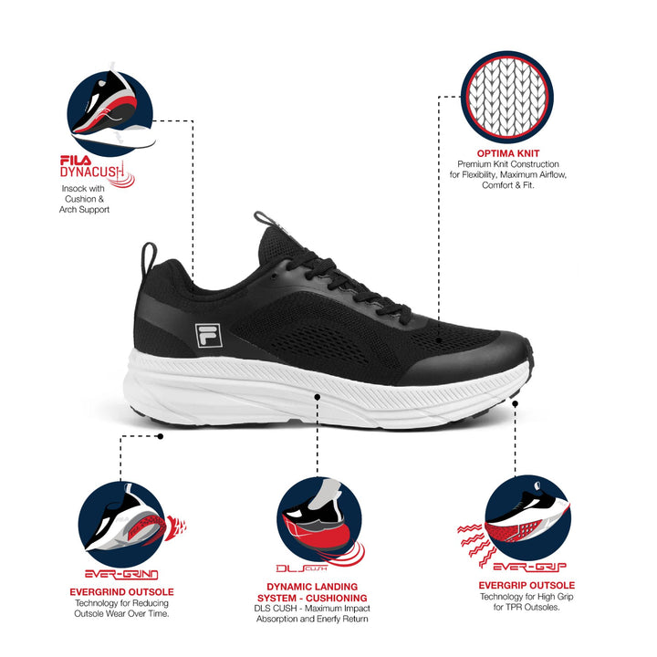 Fila Men Black Atozz Shoes