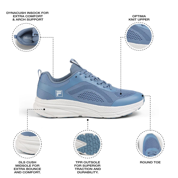Fila Men Dusty Blue Atozz Shoes