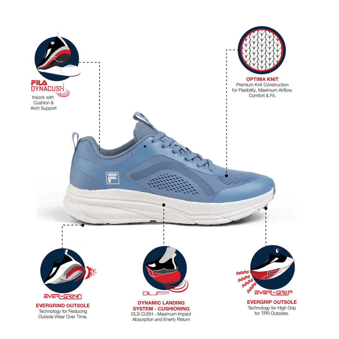 Fila Men Dusty Blue Atozz Shoes