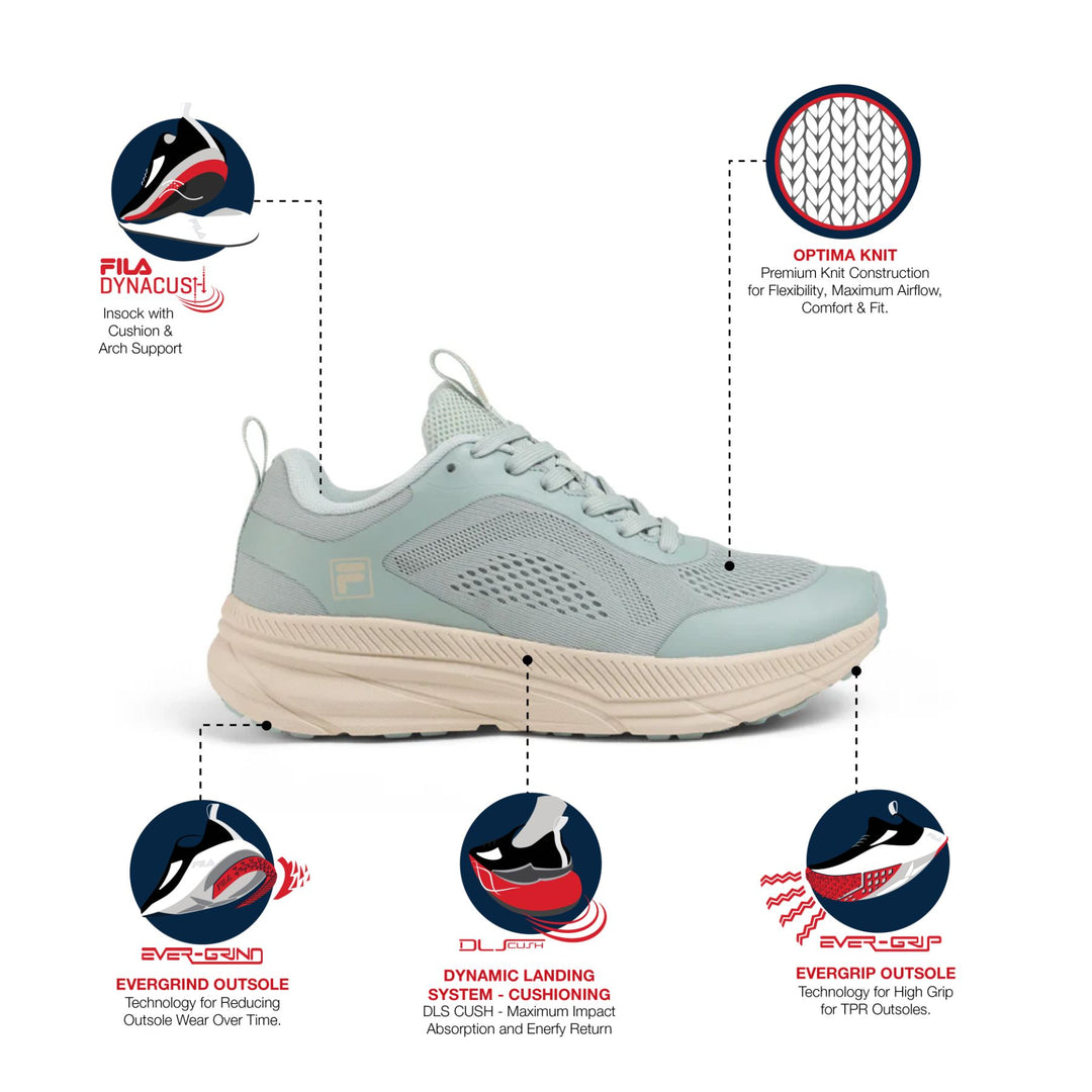 Fila Women Atozz Iceberg Green Shoes